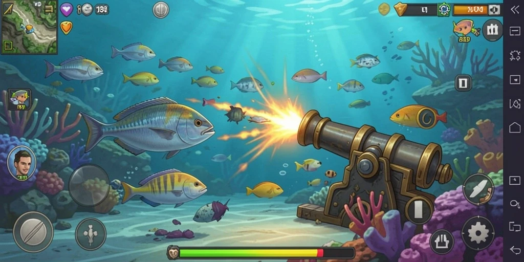 Tampilan awal game yang menarik perhatian.